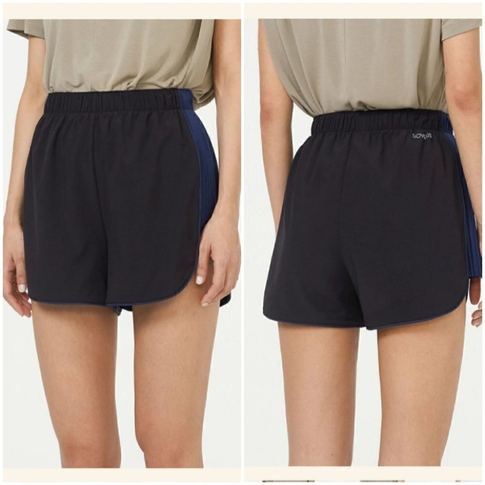 Doverist Venus Summer active shorts with piping and side pleats